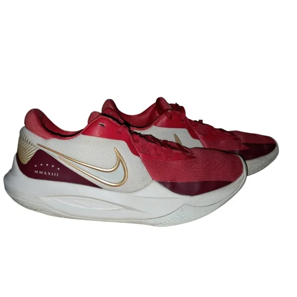 Nike Red and Gold Sneakers - Picture 2 of 8